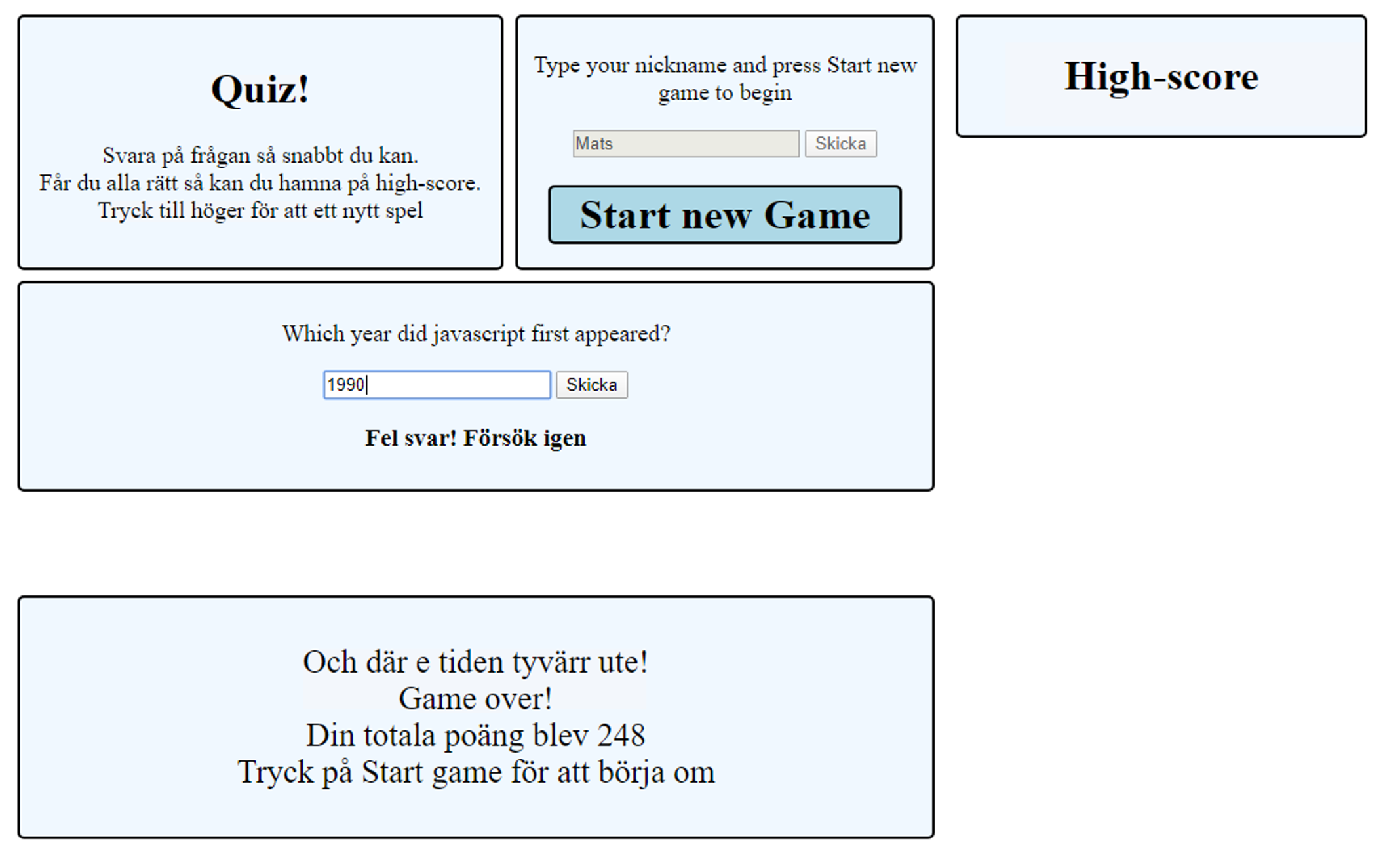 Quiz App